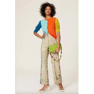 SIMONMILLER Didi Colorblock Cardigan Sz S